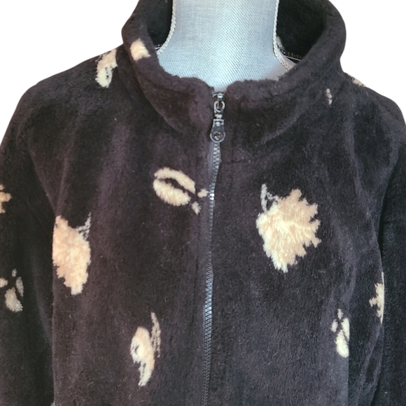 Vintage 90s Moose Wilderness Fleece Zip Up Jacket - Picture 2 of 16